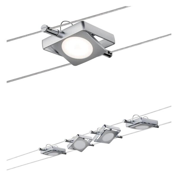 Paulmann 94107 - Set 4xLED/4,3W Sistema completo a cavo MAC 230V