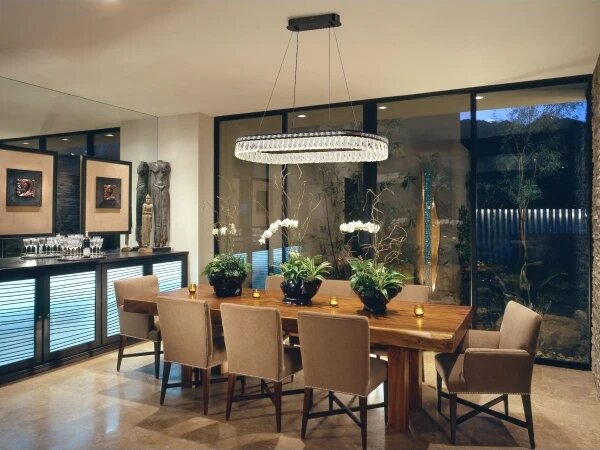 Lampadario in cristallo dimmerabile a LED su cavo THALIA LED/50W/230V 3000-6000K + telecomando