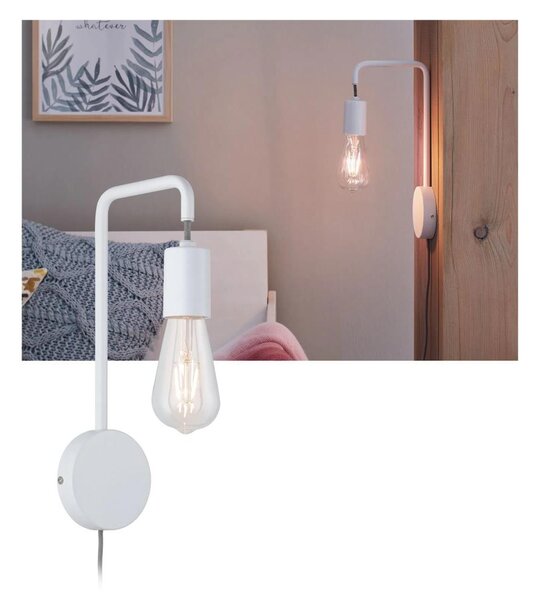 Paulmann 79811 - 1xE27/40W Applique CALVANI 230V bianca