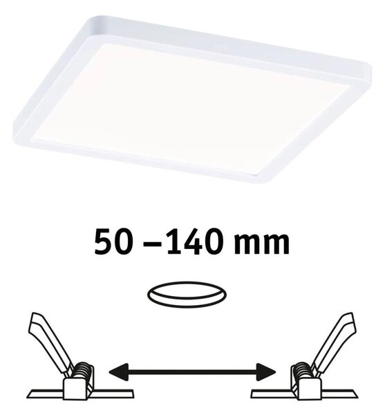 Paulmann 93059 - Lampada da incasso AREO LED 13W, IP44, dimmerabile, per bagno, 230V