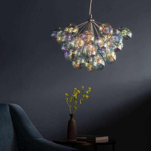 Endon 76450 - Lampadario a sospensione con cavo INFINITY 6xG9/28W/230V multicolore