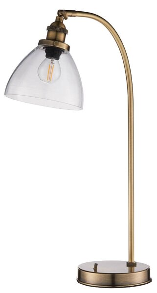 Endon 77859 - Lampada da tavolo HANSEN 1xE14/40W/230V ottone