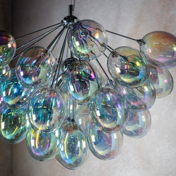 Endon 76450 - Lampadario a sospensione con cavo INFINITY 6xG9/28W/230V multicolore