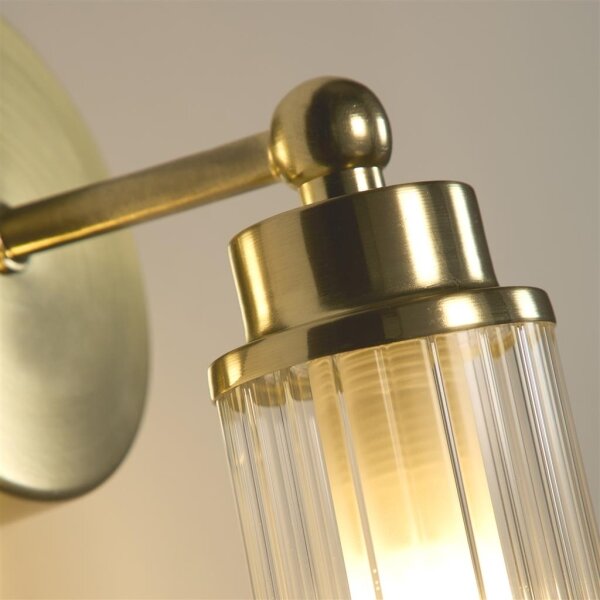 Searchlight 29981SB - Applique da bagno IMPERIAL 1xG9/7W/230V ottone