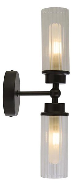Searchlight 29982BK - Lampada da parete IMPERIAL 2xG9/33W/230V nero