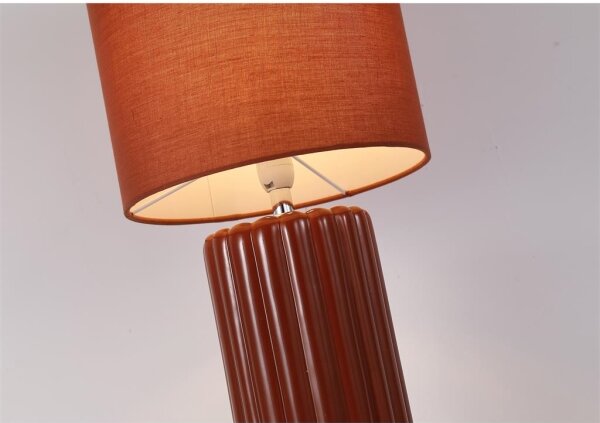 Searchlight EU22353OR - Lampada da tavolo GROOVE 1xE14/60W/230V bordeaux
