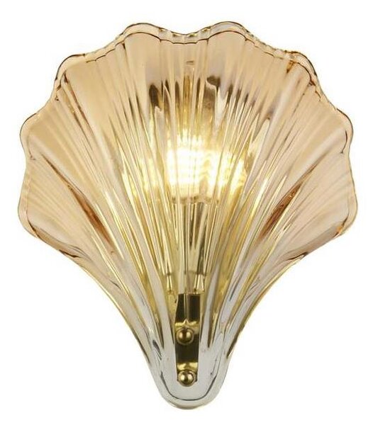 Searchlight 28980SB - Applique da parete SHELL 1xG9/7W/230V fumé