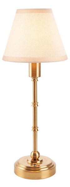 Endon 114811 - Lampada da tavolo ricaricabile LED dimmerabile BURLEY LED/1,5W/5V ottone/bianco