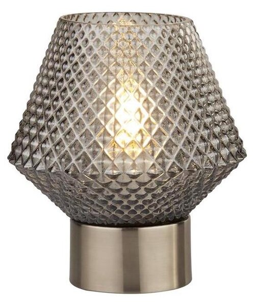 Searchlight EU60754SM - Lampada da tavolo AVIA 1xE27/7W/230V