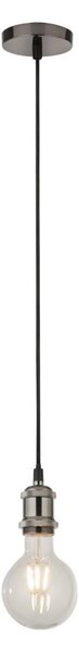 Searchlight 7461SS - Lampada a sospensione su cavo 1xE27/60W/230V finitura argento