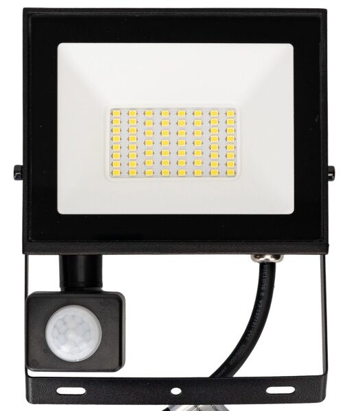 Aigostar - Proiettore LED con sensore, 30W, 230V, 4000K, IP65