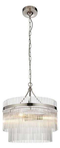 Endon 104113 - Lampadario a sospensione con catena MARIETTA 3xE14/7W/230V, finitura cromata lucida