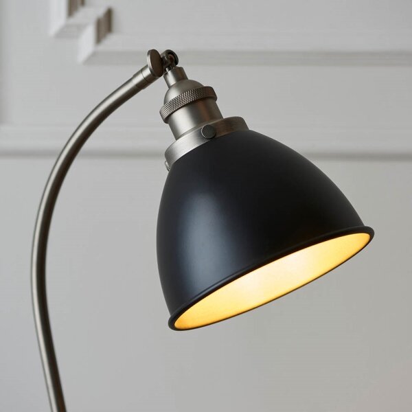 Endon 98752 - Lampada da tavolo FRANKLIN 1xE14/7W/230V cromo satinato/antracite