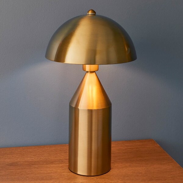 Endon 90522 - Lampada da tavolo NOVA 1xE27/60W/230V ottone