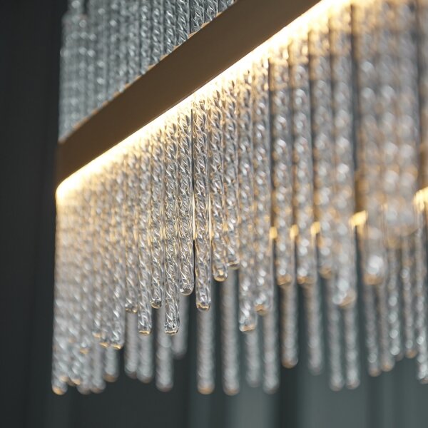 Endon 104082 - Lampadario a sospensione LED dimmerabile ADRIEL LED/47W/230V 3000K dorato