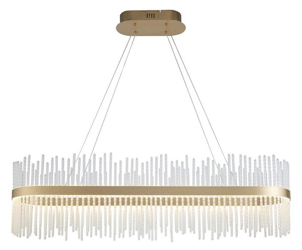 Endon 104082 - Lampadario a sospensione LED dimmerabile ADRIEL LED/47W/230V 3000K dorato