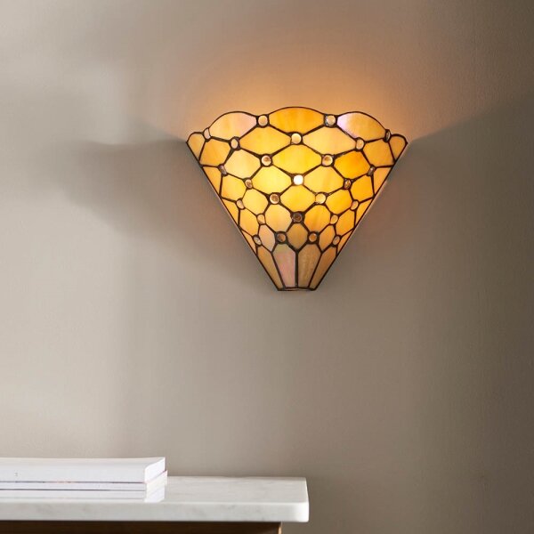 Endon 64302 - Applique da parete Tiffany PEARL 1xE14/40W/230V