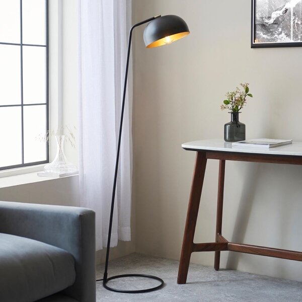 Endon 106337 - Lampada da terra BRAIR 1xE27/10W/230V nera