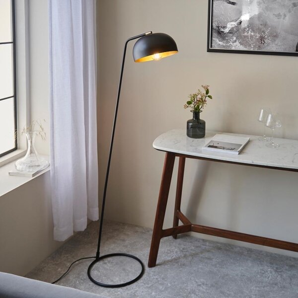 Endon 106337 - Lampada da terra BRAIR 1xE27/10W/230V nera