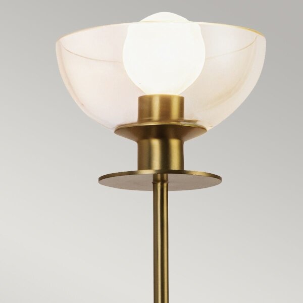 Alora Mood ALM-SYLVIA-1WB-BG-CL - Lampada da parete SYLVIA 1xE14/40W/230V, finitura oro