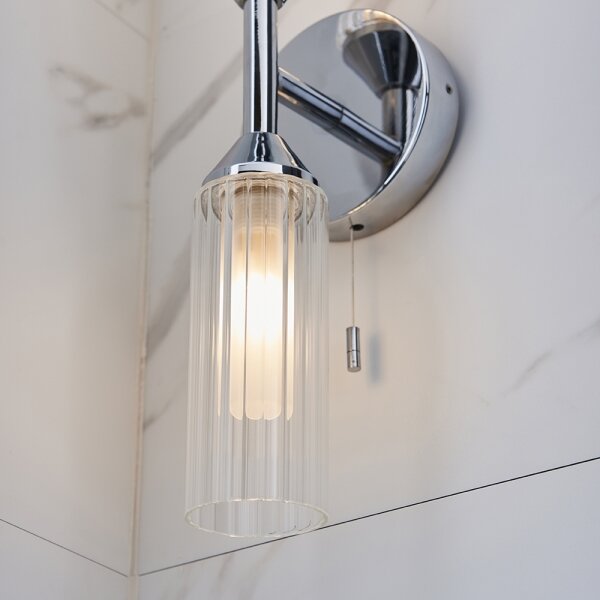 Endon 97172 - Applique da parete per bagno NATORI 2xG9/3W/230V IP44 cromo lucido