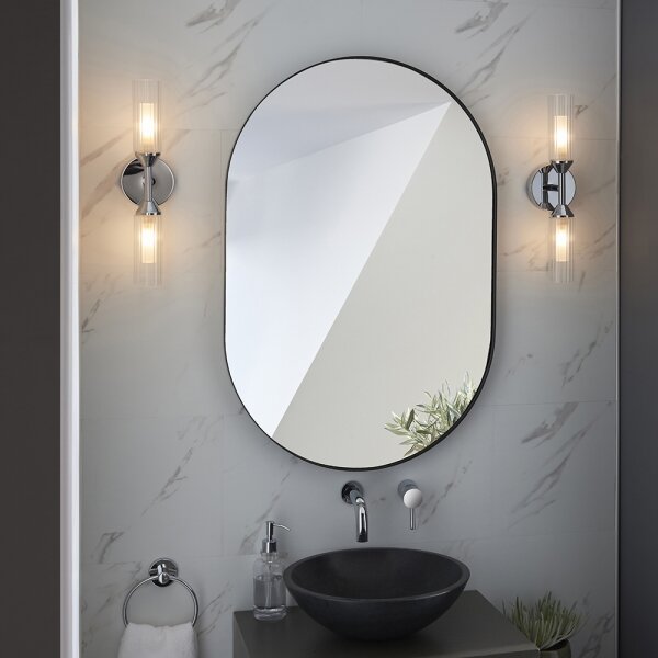 Endon 97172 - Applique da parete per bagno NATORI 2xG9/3W/230V IP44 cromo lucido