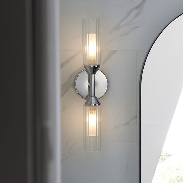 Endon 97172 - Applique da parete per bagno NATORI 2xG9/3W/230V IP44 cromo lucido