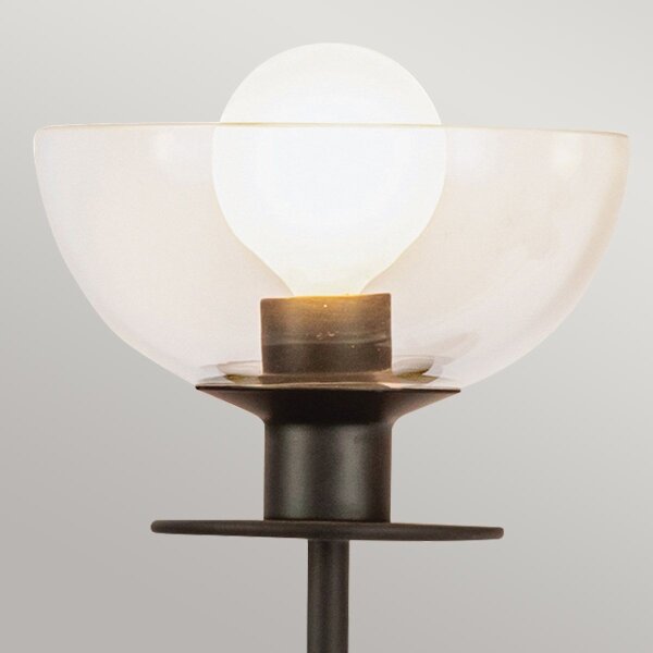 Alora Mood ALM-SYLVIA-2WB-BK-CL - Applique SYLVIA 2xE14/40W/230V nero