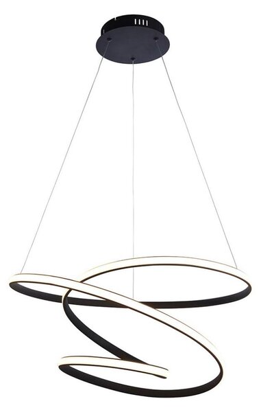 Endon 97632 - Lampadario a sospensione su cavo DUNE LED/47,5W/230V 3000K nero
