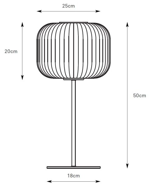 Markslöjd 109007 - Lampada da tavolo SOBER 1xE27/40W/230V bianco/cromo satinato