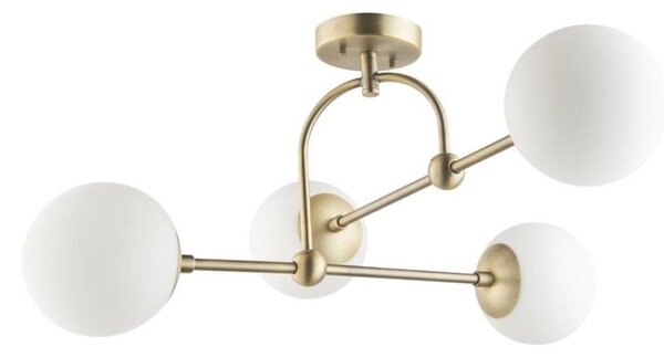 Endon 90843 - Lampada a soffitto ONTARIO a montaggio superficiale 4xE14/7W/230V in ottone