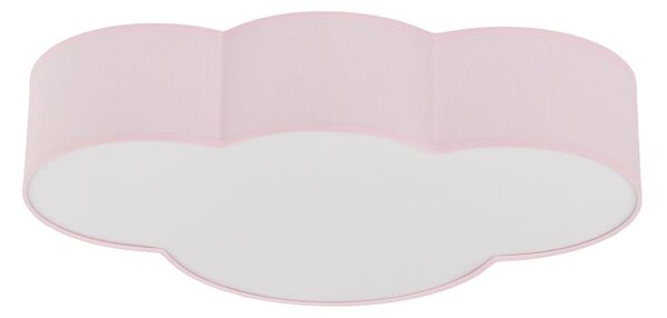 Brilagi - Plafoniera per bambini NIMBUS 4xE27/15W/230V 46x63 cm rosa