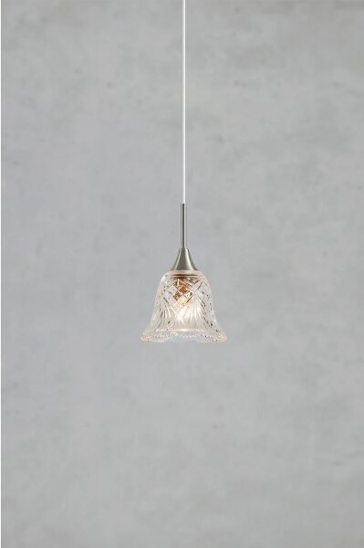 Markslöjd 109012 - Lampada a sospensione con cavo LUNA 1xE14/40W/230V cromo opaco