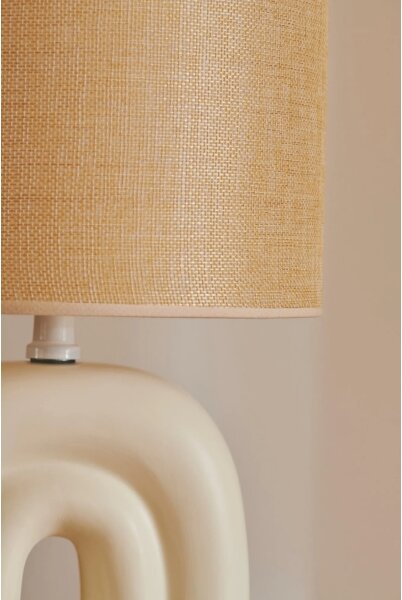 Nordlux - Lampada da tavolo HAZE 1xE27/40W/230V beige