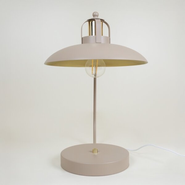 Brilagi - LED Lampada da tavolo FLAMENGO 1xE27/60W/230V beige