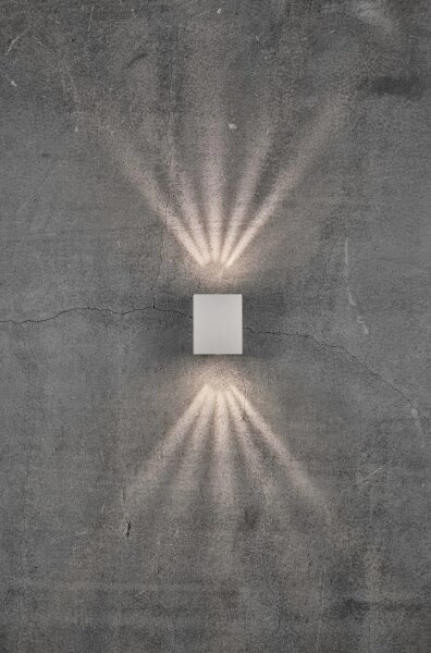 Nordlux - Applique da esterno LED CANTO 2xLED/6W/230V IP44 bianca