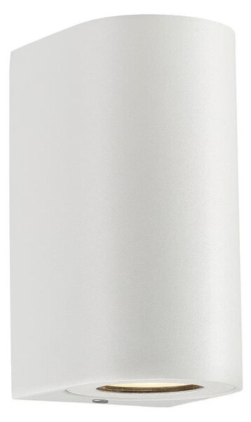Nordlux - Lampada da parete per esterni CANTO 2xGU10/28W/230V IP44 bianca
