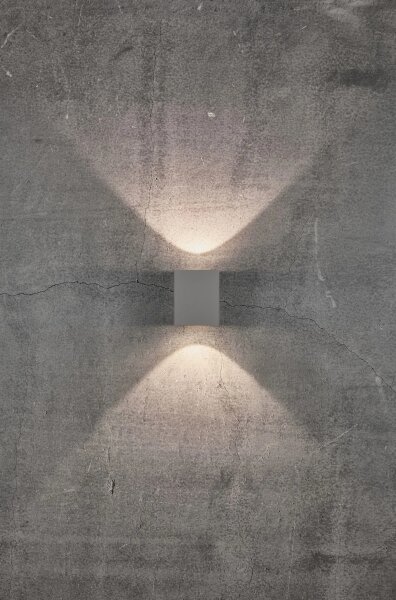 Nordlux - Applique LED da esterno CANTO 2xLED/5W/230V IP44 grigio
