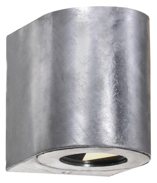 Nordlux - Applique da esterno LED CANTO 2xLED/6W/230V IP44 argento