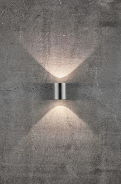 Nordlux - Applique da esterno LED CANTO 2xLED/6W/230V IP44 in acciaio inox
