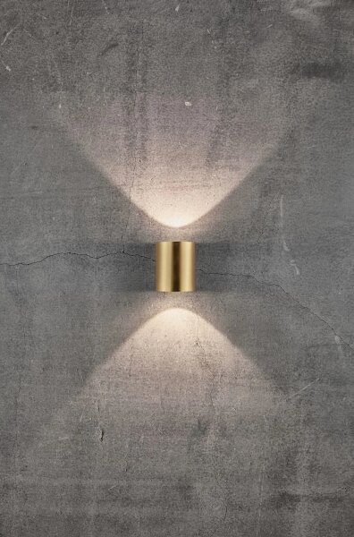 Nordlux - Applique LED da esterno CANTO 2xLED/5,5W/230V IP44 oro