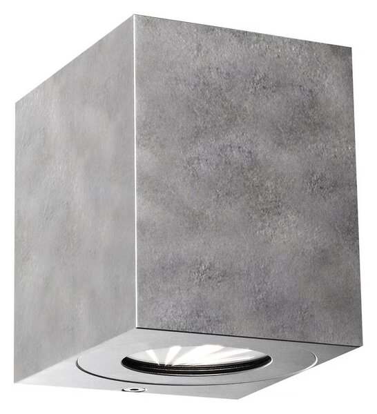 Nordlux - Applique da esterno LED CANTO 2xLED/6W/230V IP44 argento