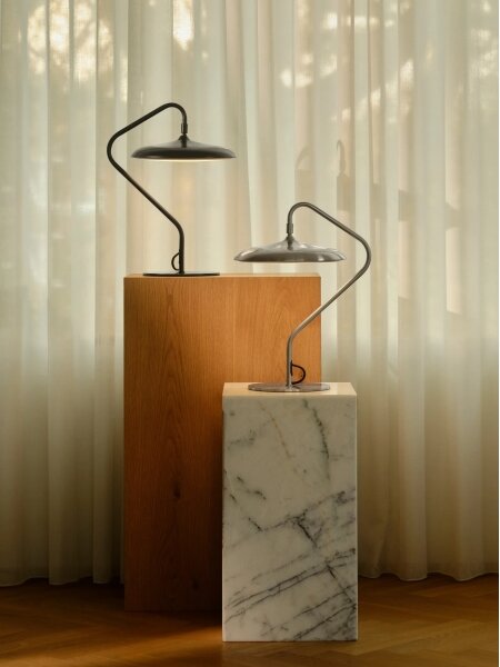 DFTP by Nordlux - Lampada da tavolo LED ARTIST 15W/230V in acciaio inossidabile