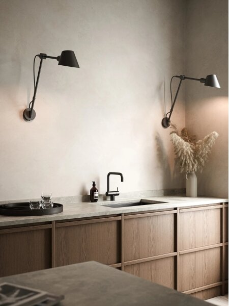 DFTP by Nordlux - Applique da parete STAY 1xE27/60W/230V nera
