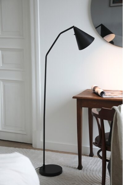 Markslöjd 108889 - Lampada da terra dimmerabile FUNIL LED/4,9W/230V nera