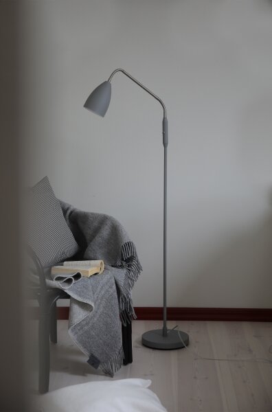Markslöjd 108888 - Lampada da terra LED dimmerabile PATRO LED/4,9W/230V grigia