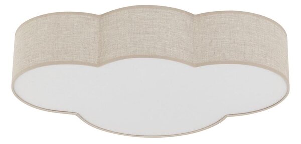 Brilagi - Plafoniera per bambini NIMBUS 4xE27/15W/230V 46x63 cm beige