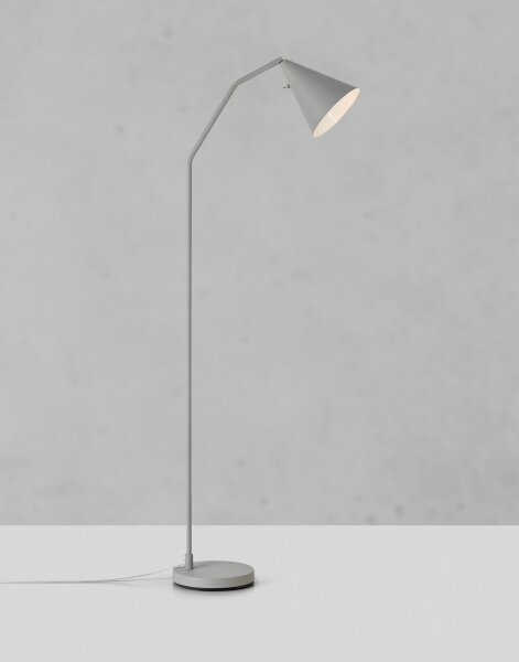 Markslöjd 108891 - Lampada da terra dimmerabile FUNIL LED/4,9W/230V grigia
