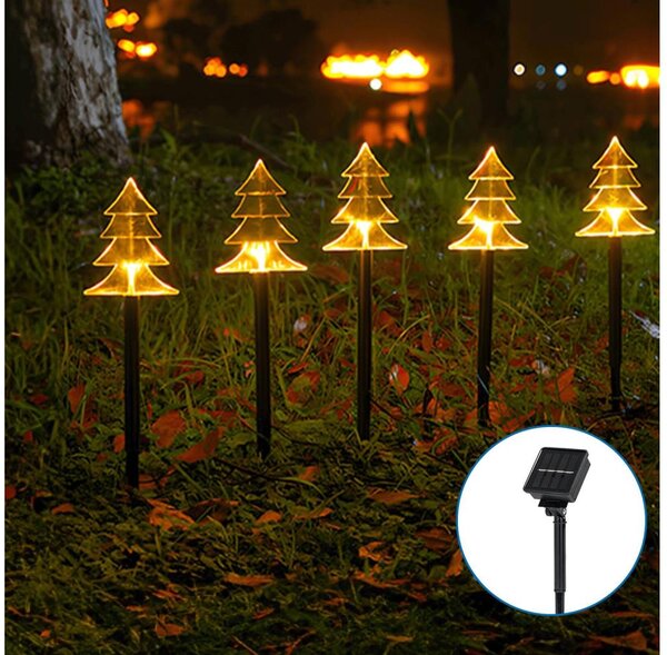 Aigostar - Luce solare di Natale LED/0,054W/1,2V 1m IP65 bianco caldo