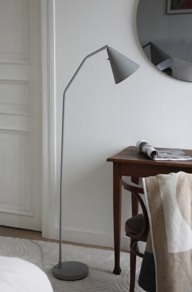 Markslöjd 108891 - Lampada da terra dimmerabile FUNIL LED/4,9W/230V grigia